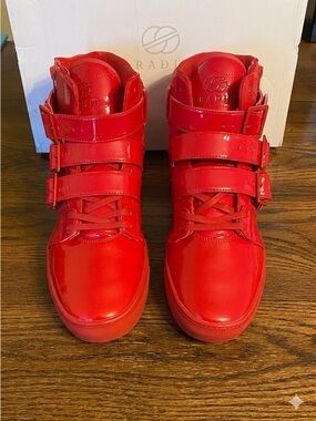 Radii Candy Apple Red Straight Jacket High Tops